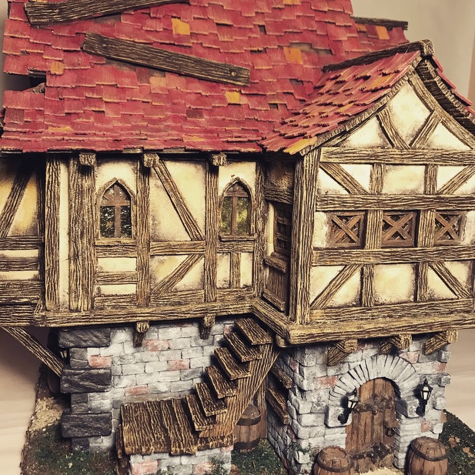 Costruzione di una taverna in stile medieval/fantasy