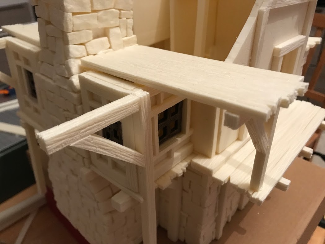 tutorial costruzione townhouse modellismo e diorama fantasy