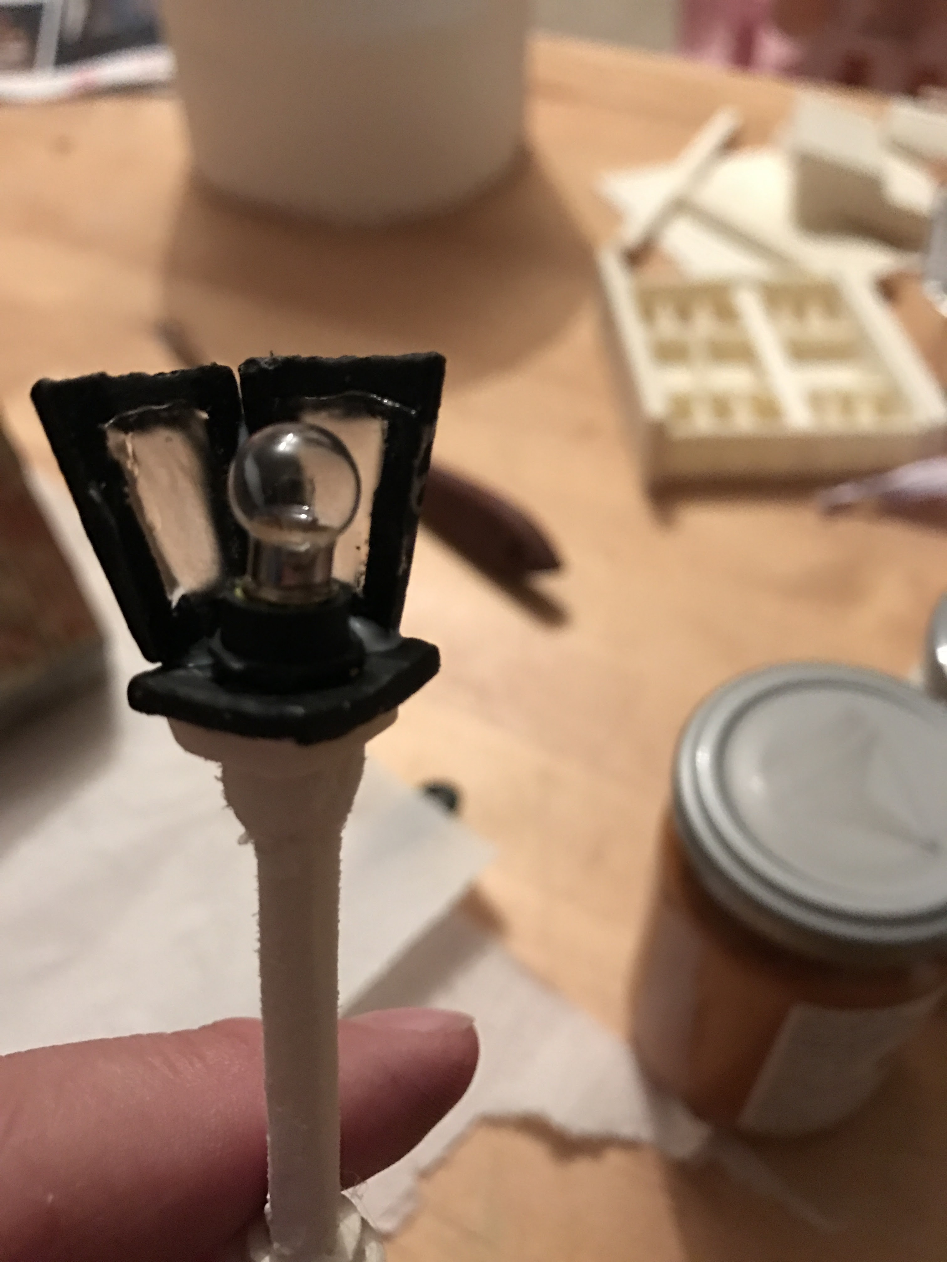 Tutorial costruzione di un lampione in miniatura per modellismo