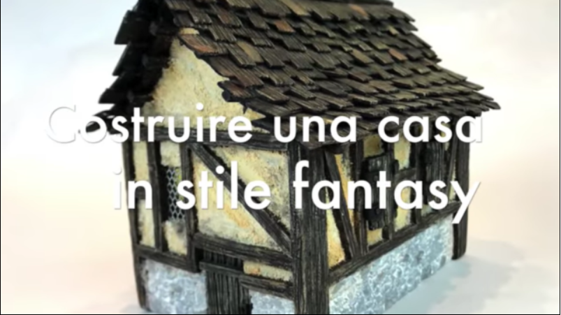 Tutorial costruzione di una casa di polistirene in stile fantasy
